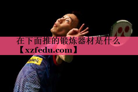 在下面推的锻炼器材是什么
