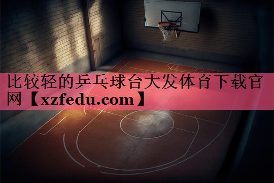 比较轻的乒乓球台大发体育下载官网