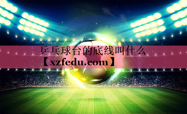 乒乓球台的底线叫什么