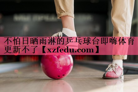 不怕日晒雨淋的乒乓球台即嗨体育更新不了