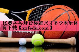 比赛乒乓球台标准尺寸多少米乐体育下载