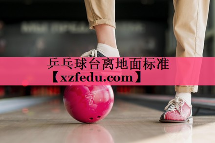 乒乓球台离地面标准
