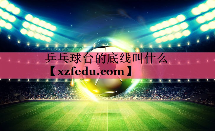 乒乓球台的底线叫什么