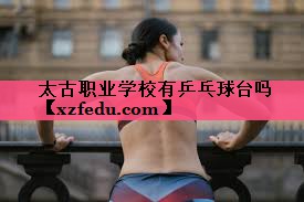 太古职业学校有乒乓球台吗