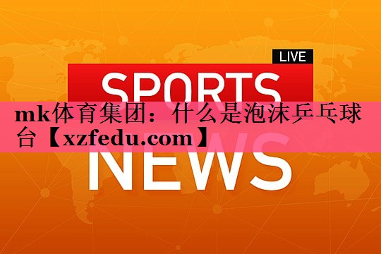 什么是泡沫乒乓球台